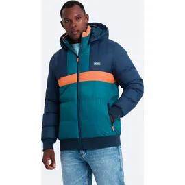 Ombre Clothing Parka für Männer Kenjo weiß S - Weiß - S