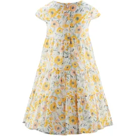happy girls Sommerkleid HAPPY GIRLS, Mädchen, Gr. 140, EURO-Größen, gelb, Stoff, 100% Baumwolle. normal, Kleider Sommerkleid,