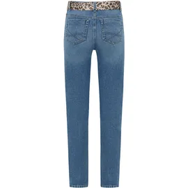 Zero Jeans mit Leo-Gürtel Style Orlando 28 Inch in Middle Blue Denim | Gr.: 36