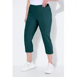 Ulla Popken Funktionshose Bengalinhose wadenlang Elastikbund Stretch blau 60