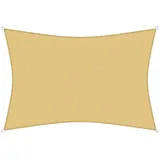 sunprotect 12026 Professional Sonnensegel, 5 x 3 m, Rechteck, wind- & wasserdurchlässig, beige