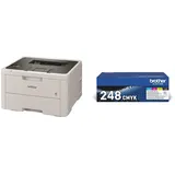 Brother HL-L3240CDW Farb-LED-Drucker mit WLAN Original TN-248VAL Toner 4er-Pack Schwarz,Gelb,Cyan, Magenta