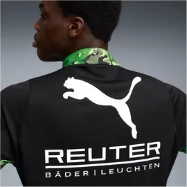 Puma Borussia Mönchengladbach Training 1/4 Zip IND Herren Longsleeve, schwarz - L