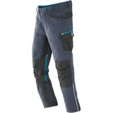 Terrax Arbeitshose Terrax Workwear Gr.60 anthrazit/petrol TERRAX