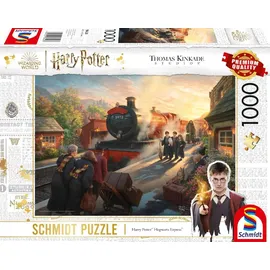 Schmidt Spiele Schmidt 58428 - Thomas Kinkade, Wizarding World, Harry Potter Hogwarts Express, Puzzle, 1000 Teile