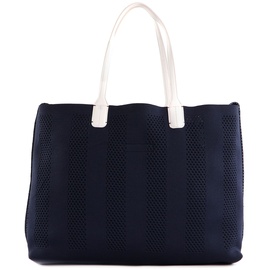 Tommy Hilfiger Iconic Tommy Tote Knitted Space Blue)