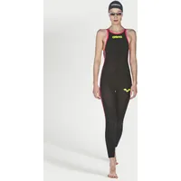 Arena Badeanzug Damen Schwarz/Fluo Gelb 32