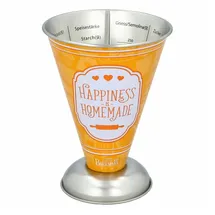 RBV Birkmann Birkmann Messbecher Colour Kitchen Orange 300 ml, Weißblech orange