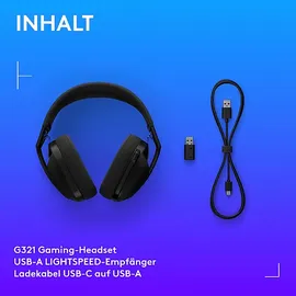 Logitech G321 LIGHTSPEED schwarz