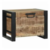 VidaXL Truhen 40x30x30cm Massivholz Mango und Metall