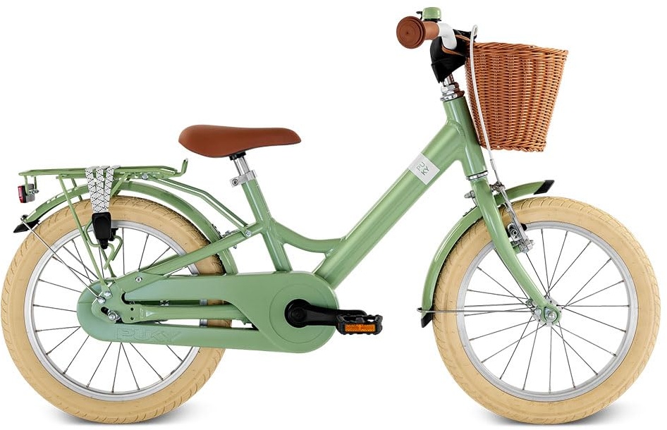 Puky Youke 16'' Classic Alu Kinder Fahrrad Retro grün