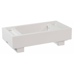 Bari Lounge Rahmen zu Kaffeetisch 90x45cm - weiß matt