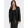 Only Lederblazer ONLY "ONLVERONA FAUX LEATHER FIT BLAZER CC OTW", Damen, Gr. XS, grün (schwarz), Obermaterial: 100% Polyester, unifarben, slim fit, Blazer