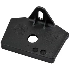 HEBIE Adapterplatte Zweibeinständer schwarz