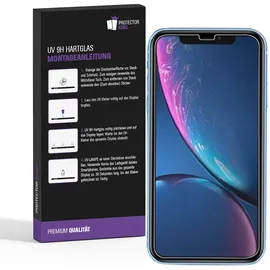 PROTECTORKING 1x UV-Liquid 9H Panzerglas für iPhone XS 3D KLAR echtes Tempered Panzerhartglas Schutzglas Displayschutz Panzerfolie Schutzfolie Screen Protector