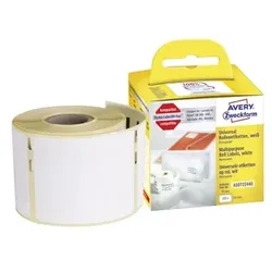 Zweckform AS0722440 Rollen-Etiketten, Etiketten Universal, 54 x 70 mm, 1 Rolle/320 Etiketten, weiß