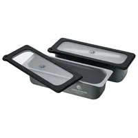 CHEF CUISINE Frischhaltedose Silber 2er-Set
