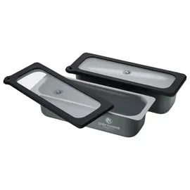 CHEF CUISINE Frischhaltedose Silber 2er-Set