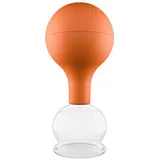 PULOX Schröpfglas aus Echtglas braun 40mm 1 St