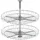 Vauth-Sagel Vauth-Sagel, Eckschrank-Drehboden 4/4-Kreis 720 mm Silber