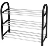 Atyhao Schuhregal, Organizer, Bank, aus Kunststoff und Aluminium, Metall, für Schuhe, Regal, Schrank, Kabinett, Werkzeug (50 x 19 x 42 cm)