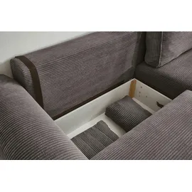 ed exciting design Ecksofa Mokka & braun