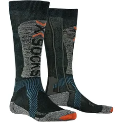 X-SOCKS Ski Energizer Light 4.0 Skisocken Herren petrol/stone grey melange 39-41
