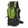 vidaXL Wanderrucksack XXL 75 L Schwarz Grün