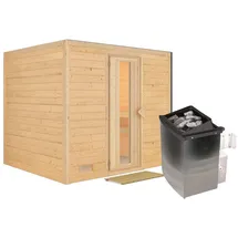 Karibu Sonara inkl. 9 kW Ofen + int. Steuerung