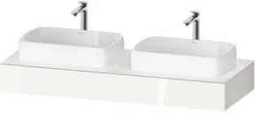 Duravit Konsole Qatego 140x55x17cm, w g, 2 A., Beck. beids.