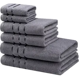 Bruno Banani Clement Handtuchset 6-tlg. grau