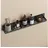 doporro Duschablage ohne Bohren, Duschregal magnetisch und selbstklebend, Badezimmer Organizer und Wandregal für Bad und Dusche mit Abtropfschlitzen, aus rostfreiem Metall, Hochglanz Schwarz,