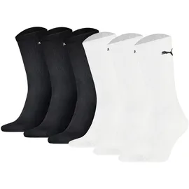 Puma Socken 6er Pack Schwarz/Weiß 39-42