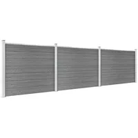 vidaXL WPC Zaunelement Set 526 x 146 cm