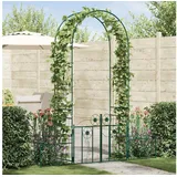 vidaXL Rosenbogen Uni 203 x 50 x 218 cm Grün