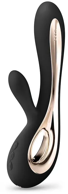 Lelo Soraya 2 Vibrator mit Klitoris-Stimulator Black 22 cm