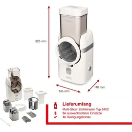 Solis Multi Slicer 5-in-1 Raspel 5-tlg. Weiß