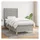 vidaXL Boxspringbett 100 x 200 cm Hellgrau