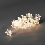 Konstsmide LED Lichterkette klare Sterne 2 m Weiß
