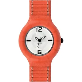 Hip Hop Uhr 32 mm Silikonarmband Orange