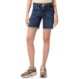 Street One Studio Straight Leg Jeansshorts Dark Blue wash 33 - 33