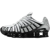 Nike Shox TL HQ4049-001 Laufschuhe, Metallic-Silber/Weiß/Grau/Schwarz (Metallic Silver/White/Wolf Grey/Black), 44 EU - 44 EU