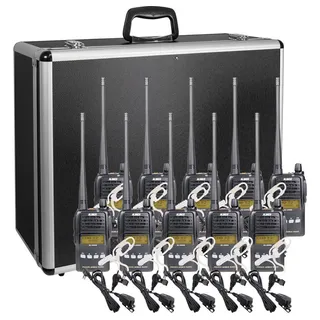 Alinco Team-Set DJ-A-446 KEP-24-AL 150107 PMR-Handfunkgerät 10er Set