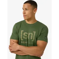 super.natural Logo Lines T-Shirt grün L