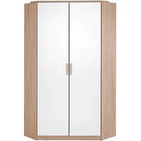WIMEX Bergamo 95 x 198 x 95 cm San Remo eiche nb/alpinweiß
