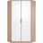WIMEX Bergamo 95 x 198 x 95 cm San Remo eiche nb/alpinweiß