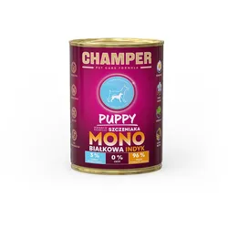 CHAMPER Puppy Truthahn-Monoprotein Welpenfutter 400 g