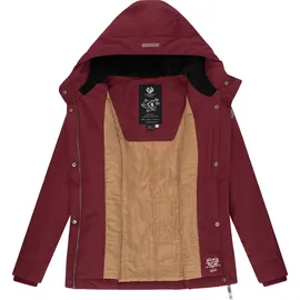 Ragwear Damen warme Winterjacke wasserdicht Jazmin Remake II Intl. Wine Red22 Gr. XXL - XXL