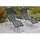 Merxx Wellnessliege XXL 154 x 67 x 116 cm Schwarz