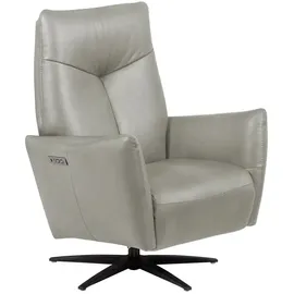 Ravensberger Werkstätten Sessel Atlanta Leder 80 x 107 x 83 cm Grau elektrisch
